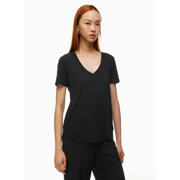 Aritzia The Group by Babaton Black Short Sleeve Tee - Picture 5 of 5
